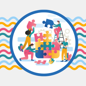 personnes qui construisent un puzzle