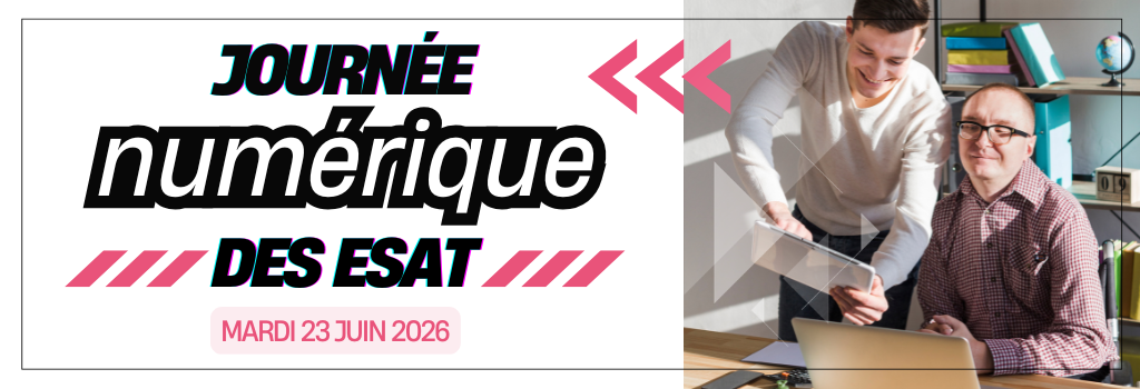 Bandeau pour la journée numérique des ESAT